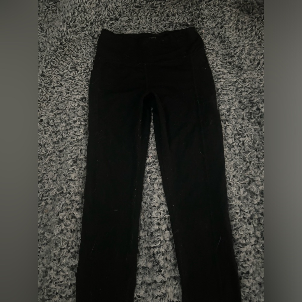 Black 90 degree by reflex girls leggings (kids)